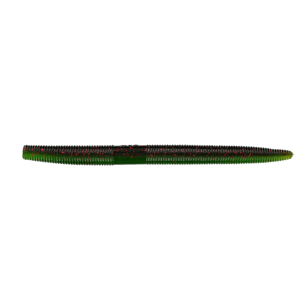 Yamamoto Senko worm 10 Pk Green Pumpkin/Red Flake 5"