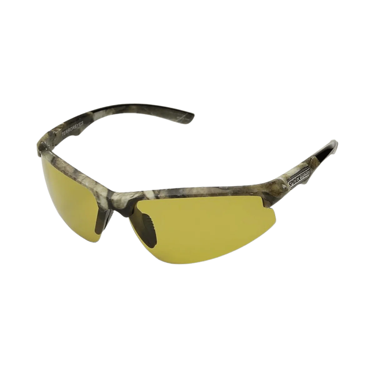 SPIDERWIRE TERROR EYES SUNGLASSES - MATTE CAMO/AMBER