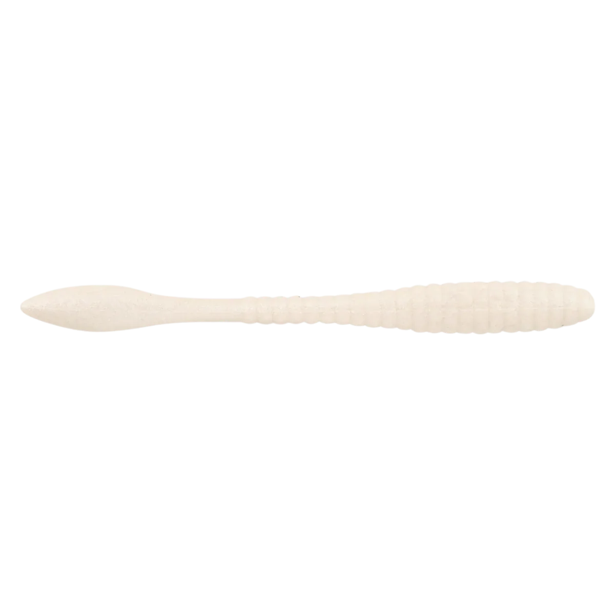 BERKLEY POWERBAIT MAXSCENT FLAT WORM FISHING LURE 4 IN - WHITE PEARL