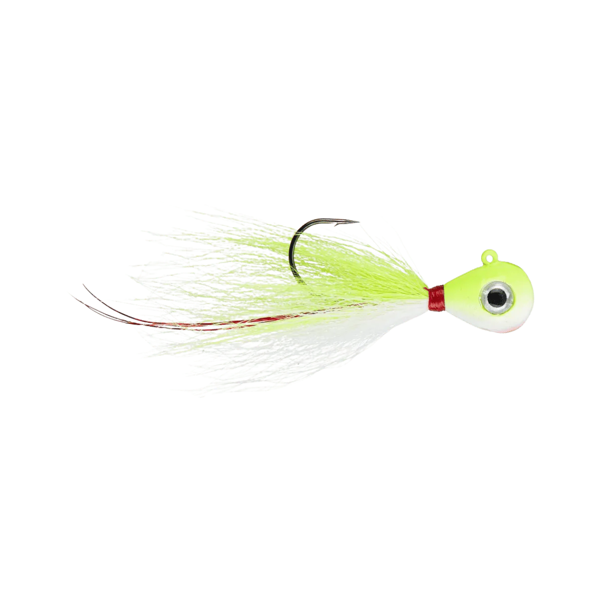 VMC BUCKTAIL JIG 2PK 1/4OZ - CHARTREUSE WHITE