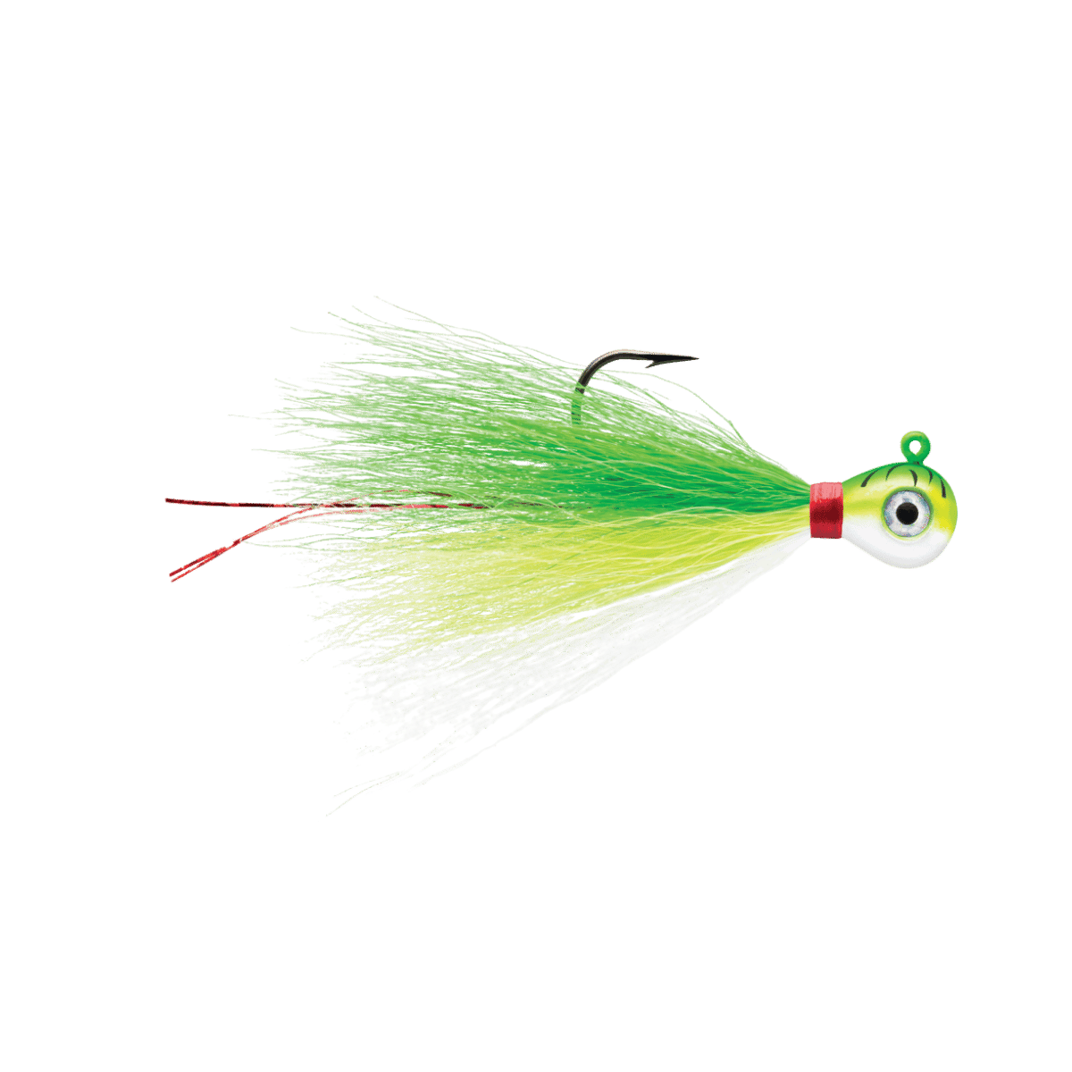 VMC BUCKTAIL JIG 2PK 1/4OZ - GREEN FIRE UV