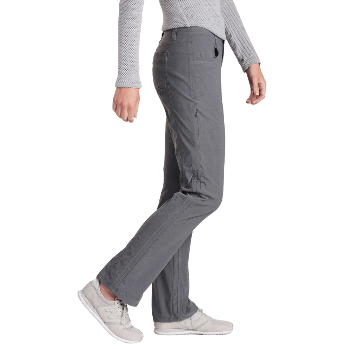 KUHL WOMEN'S TREKR PANTS 32" WOVEN FABRIC - CHARCOAL - Image 3