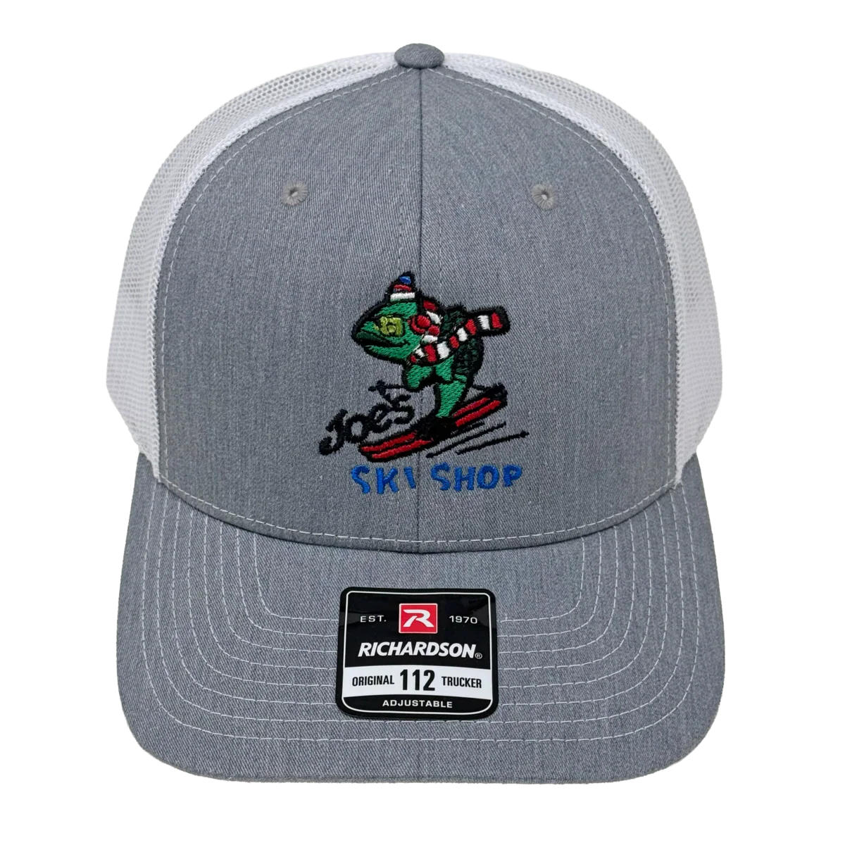 JOE'S SKI SHOP TRUCKER SKIFISH LOGO CAP - HEATHER GREY/WHITE - Image 2