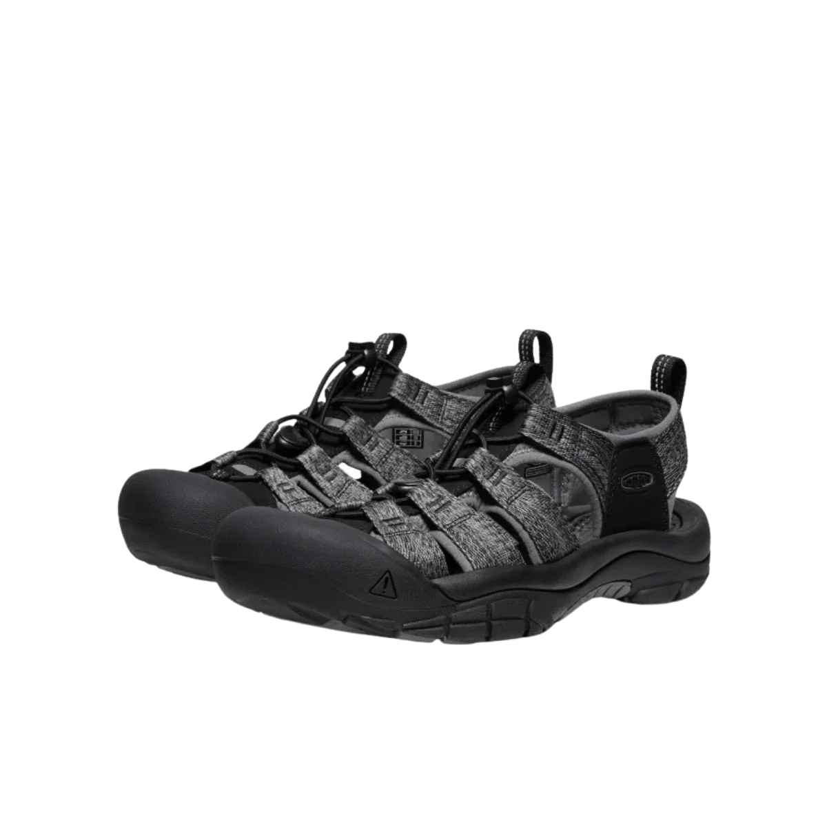 KEEN MEN'S NEWPORT H2 SANDAL - BLACK/STEEL GREY