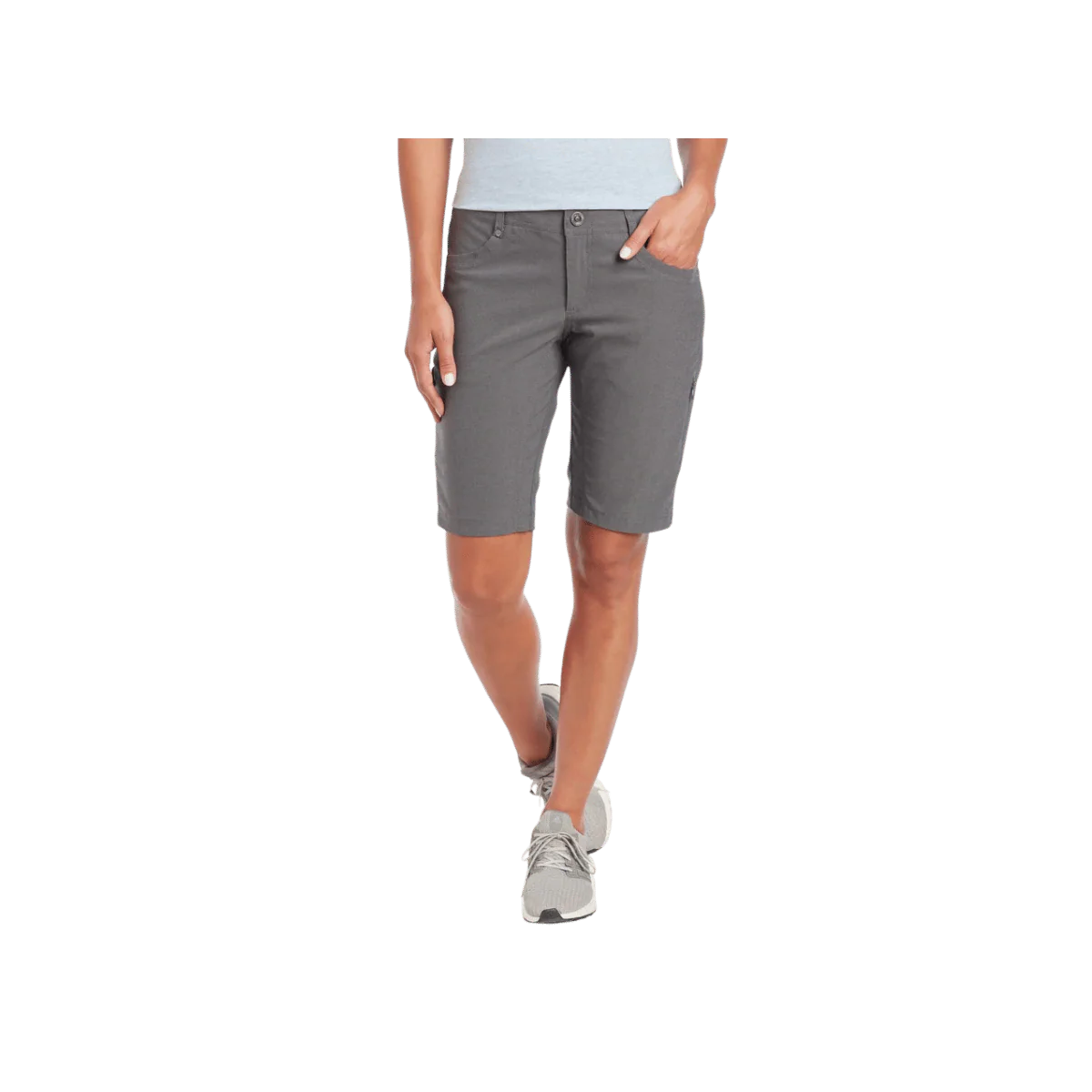 KUHL WOMEN'S TREKR PULL ON CARGO SHORT 11" - CHARCOAL