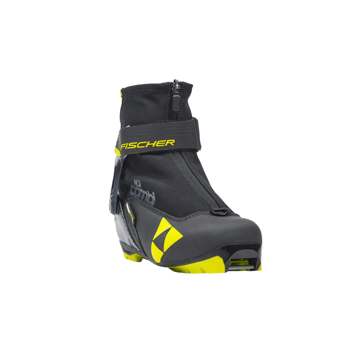 FISCHER SKIS JUNIOR COMBI BOOT 22/23 - BLACK/YELLOW
