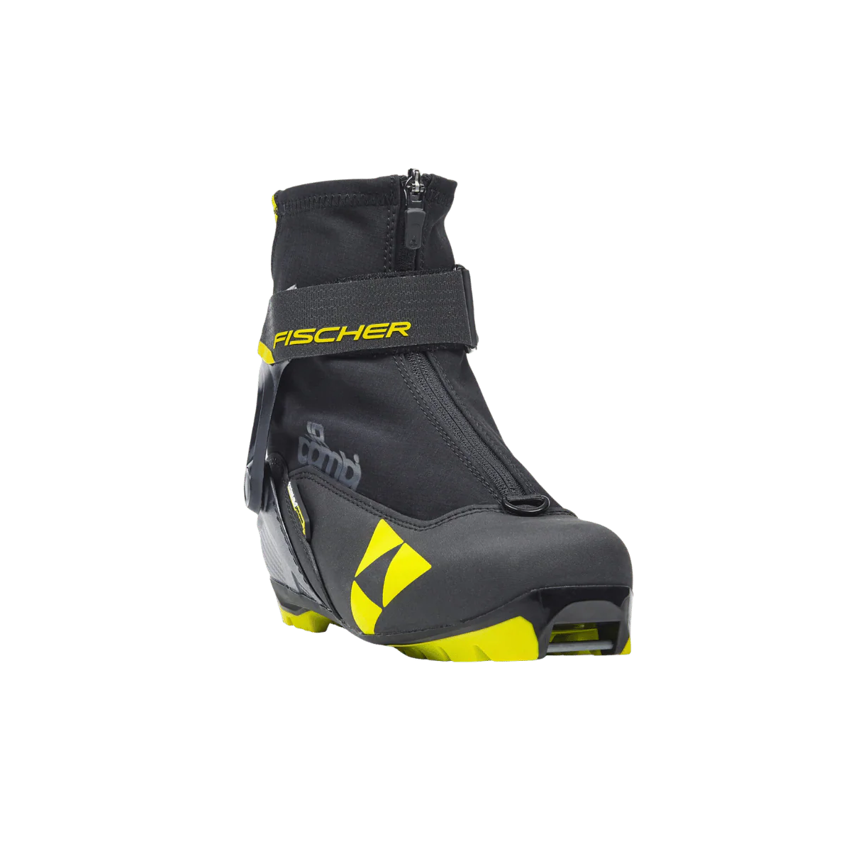 FISCHER SKIS JUNIOR COMBI BOOT 22/23 - BLACK/YELLOW