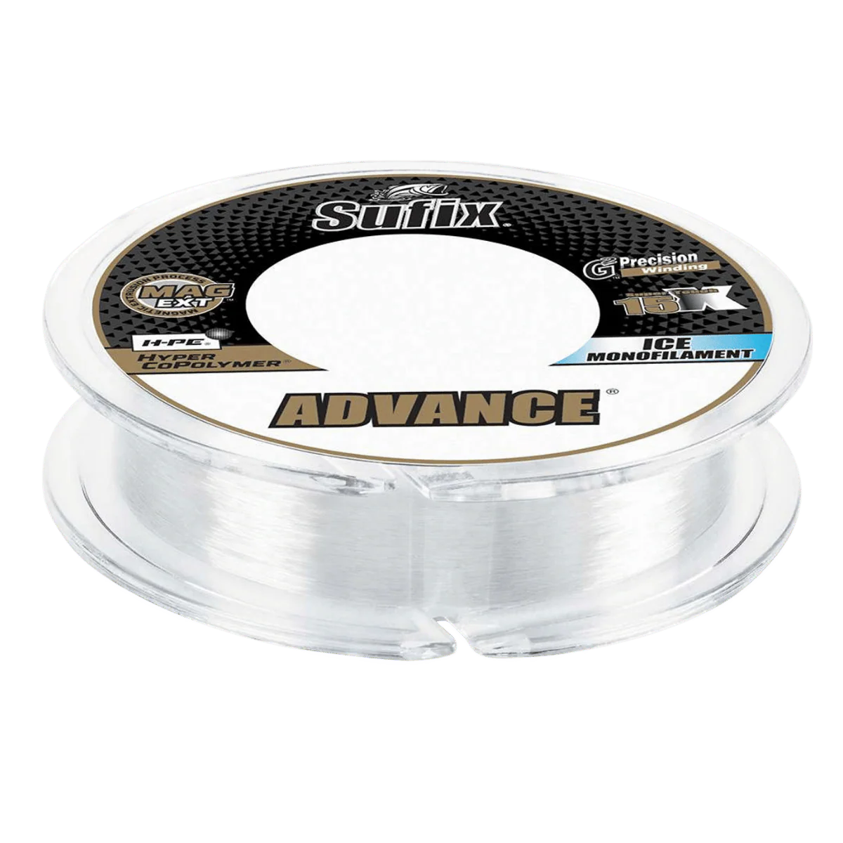 SUFIX ADVANCE ICE MONOFILAMENT 100YD CLEAR 4LBS FISHING LINE