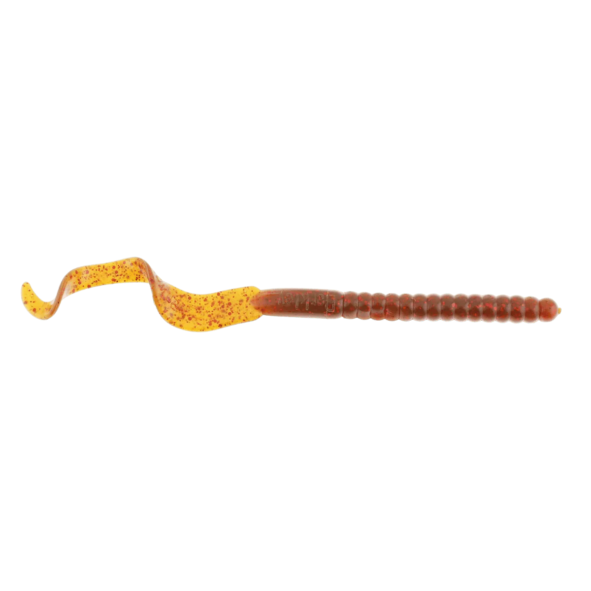 BERKLEY POWERBAIT POWER WORMS FISHING LURE 10 IN - MOTOR OIL RED FLAKE