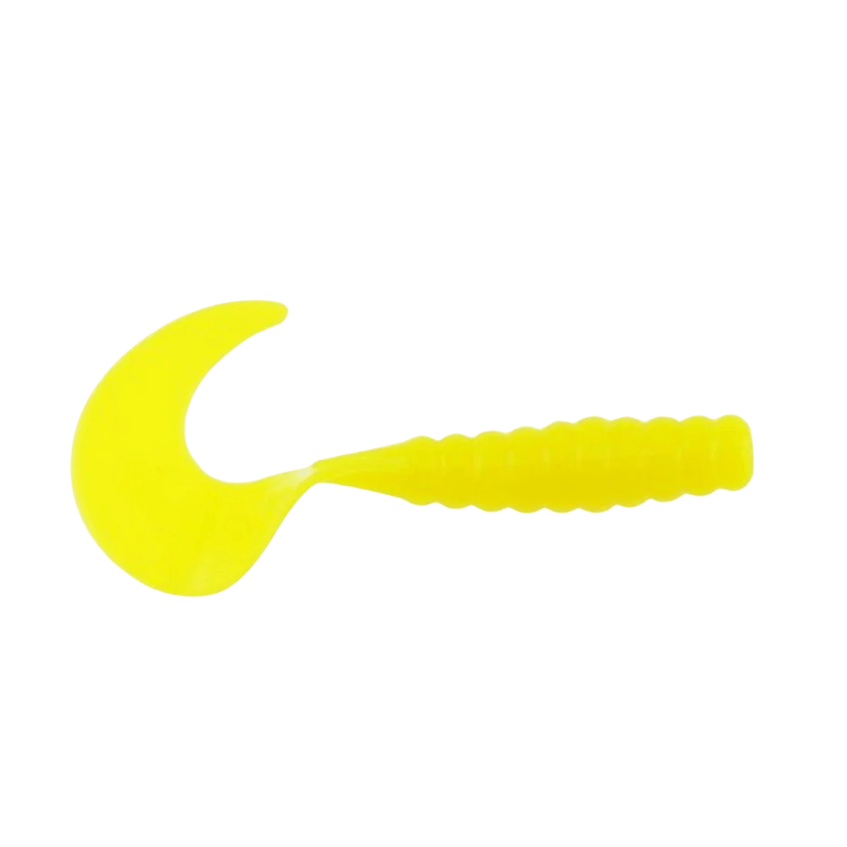 BERKLEY POWERBAIT POWER GRUBS FISHING LURE - 3" - YELLOW
