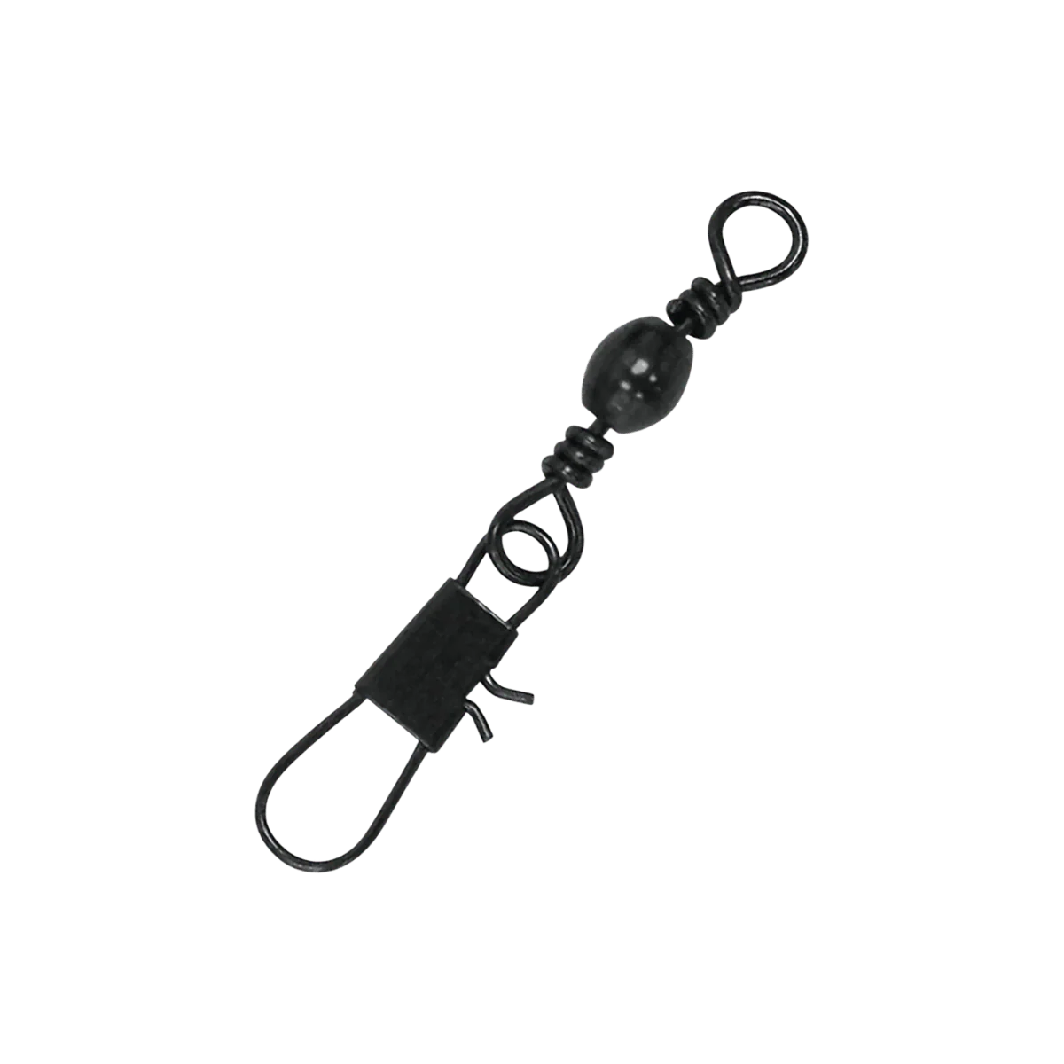 EAGLECLAW BARREL SWIVEL INTERLOCK SNAP 5PK BLACK SIZE #5