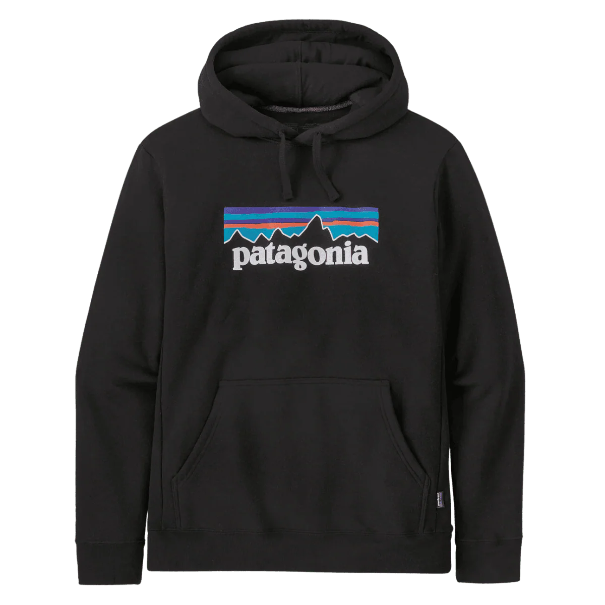 PATAGONIA MEN'S P-6 LOGO UPRISAL PULLOVER HOODY - BLACK