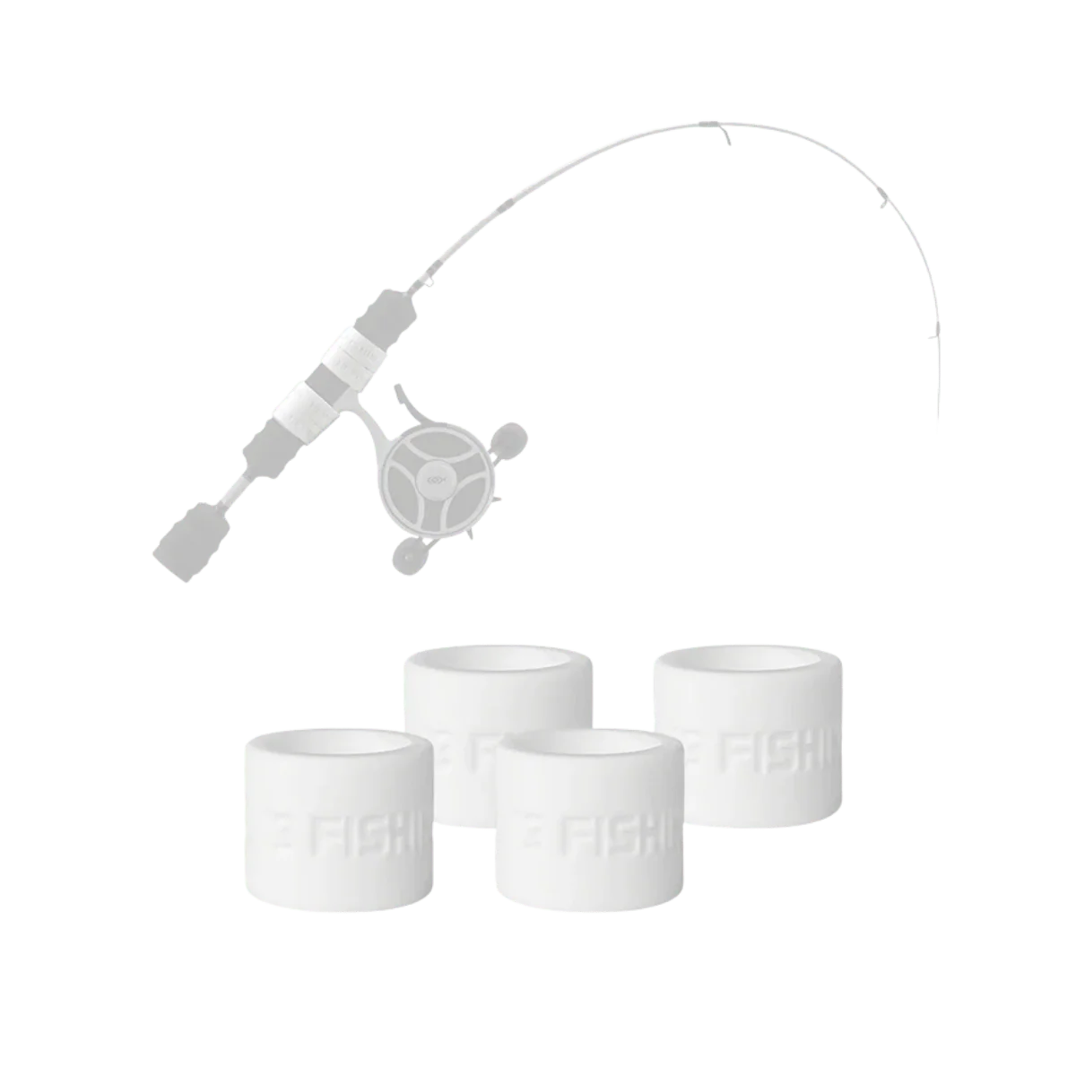 13 FISHING ICE REEL ANCHOR WRAP BANDS 4PK - Image 5