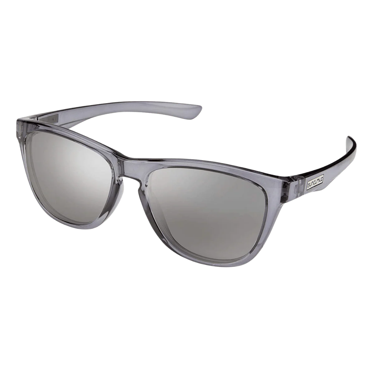 SUNCLOUD TOPSAIL SUNGLASSES - CRYSTAL SILVER BACK PAINT
