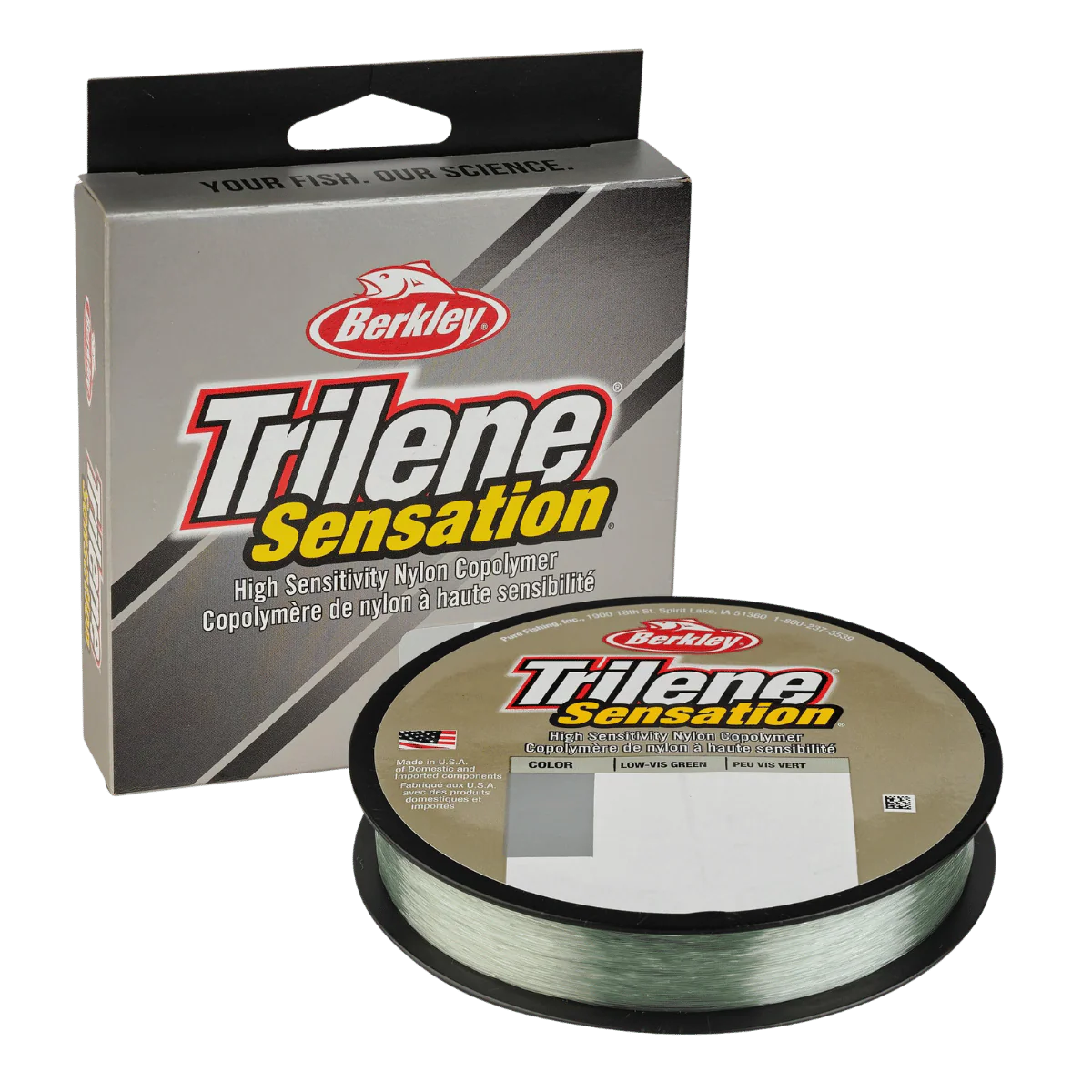 BERKLEY TRILENE SENSATION FILLER SPOOL 330 YARD