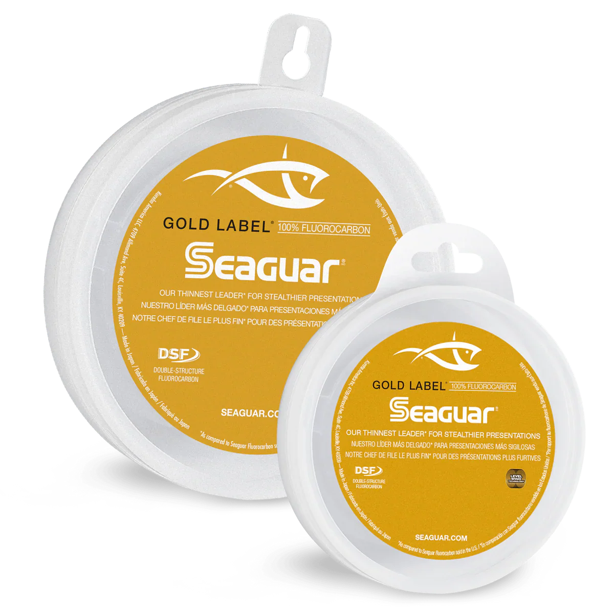 SEAGUAR GOLD LABEL FLUOROCARBON LEADER LINE 25YD - 12LBS or 15LBS
