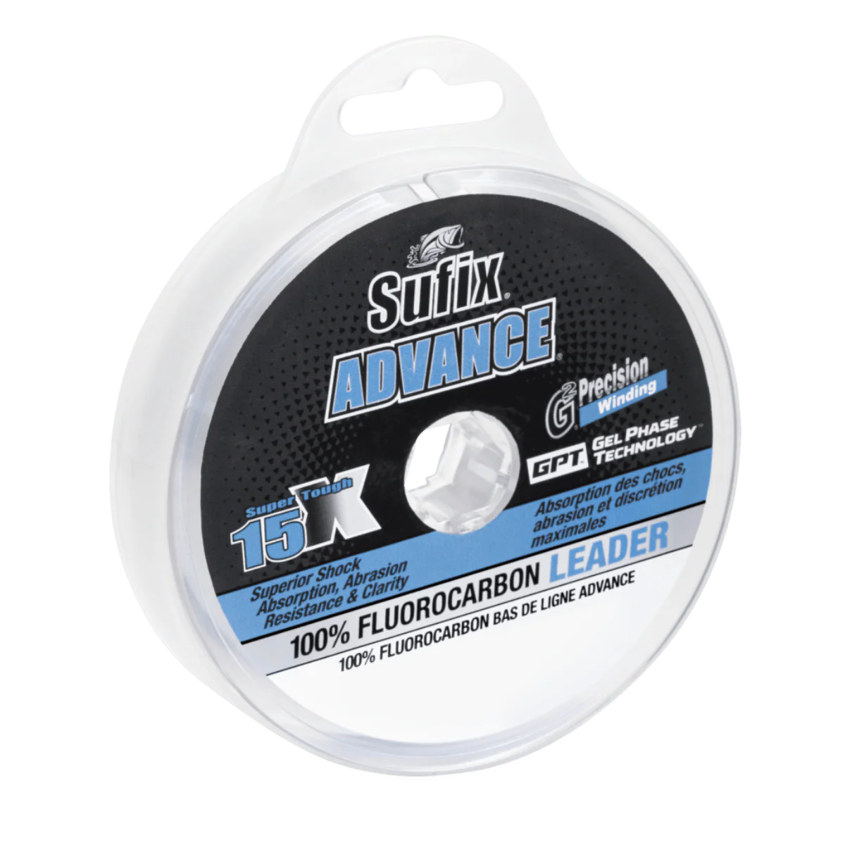 SUFIX ADVANCE FLUOROCARBON LEADER 25YD - CLEAR