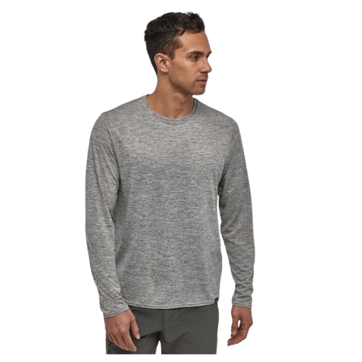 PATAGONIA MEN'S LONG-SLEEVE CAPILENE COOL DAILY SHIRT - FEATHER GREY