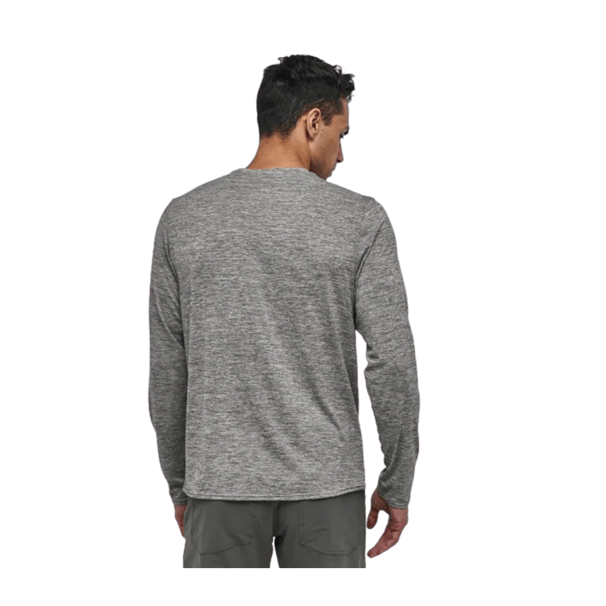 PATAGONIA MEN'S LONG-SLEEVE CAPILENE COOL DAILY SHIRT - FEATHER GREY - Image 2