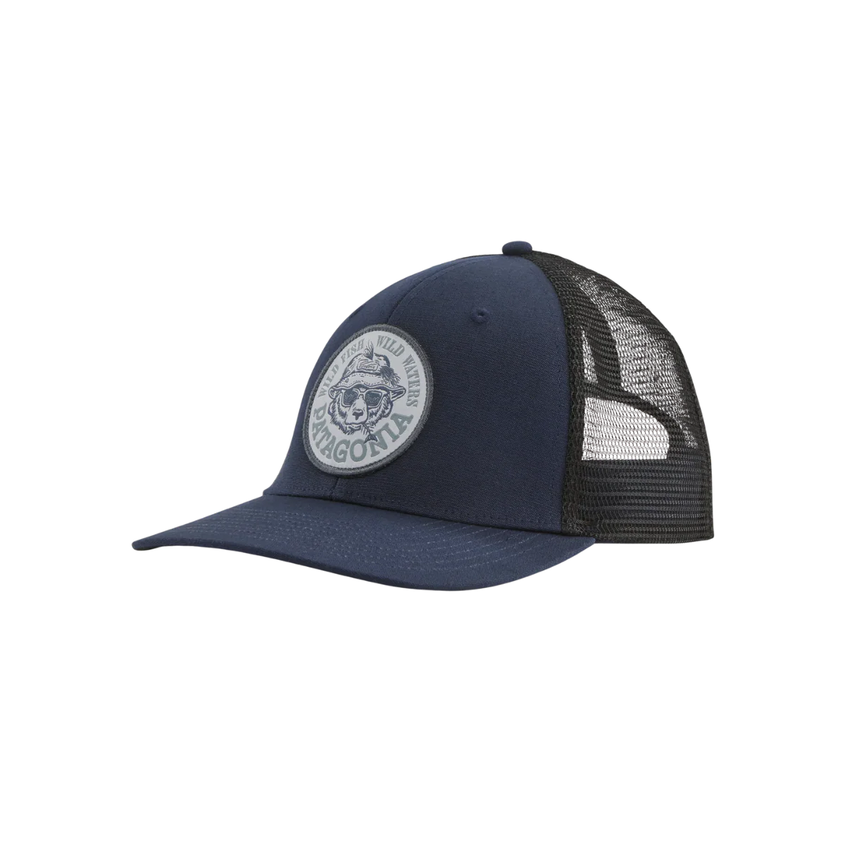 PATAGONIA TAKE A STAND TRUCKER HAT - NEW NAVY