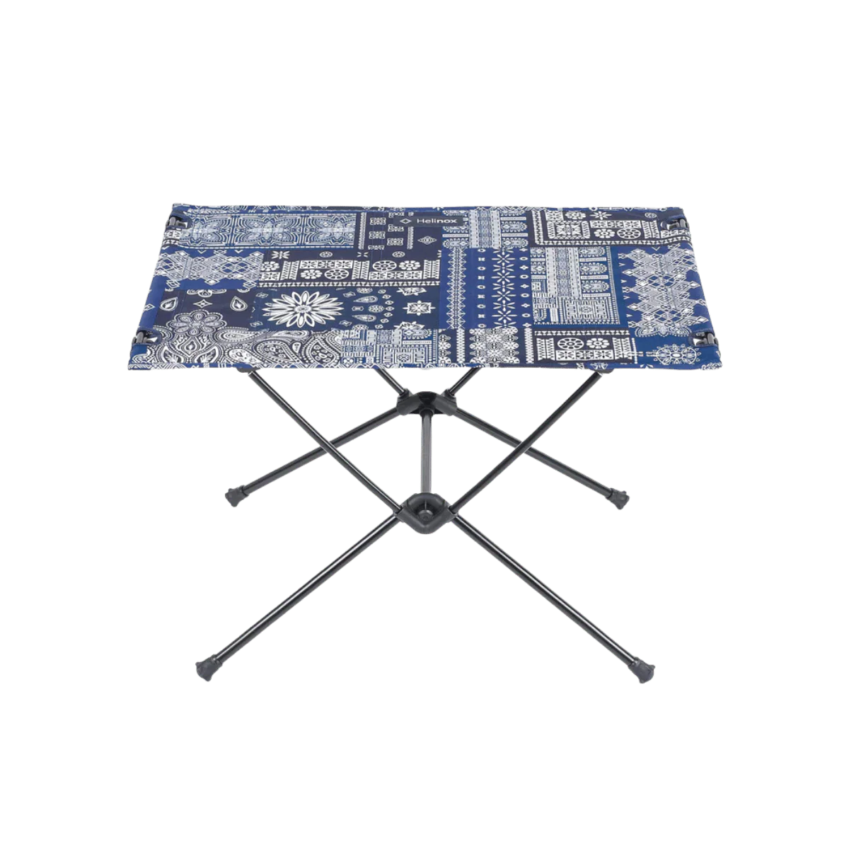 HELINOX TABLE ONE HARD TOP - BLACK/BLUE BANDANA - Image 2