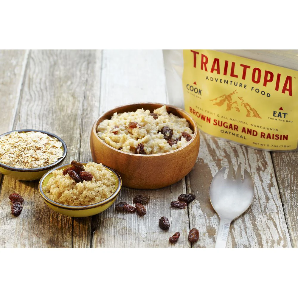 Brown Sugar Raisin Oatmeal, Single Serving, Gluten Free