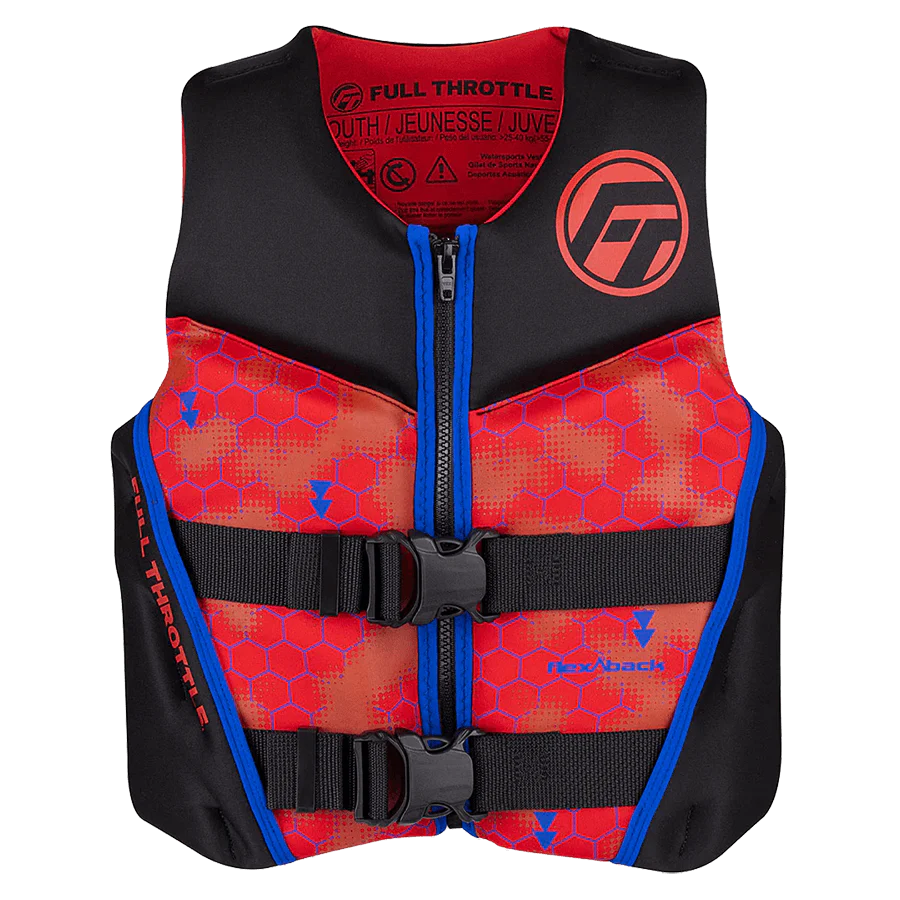 FULL THROTTLE YOUTH RAPID-DRY FLEX-BACK LIFE JACKET - Image 2