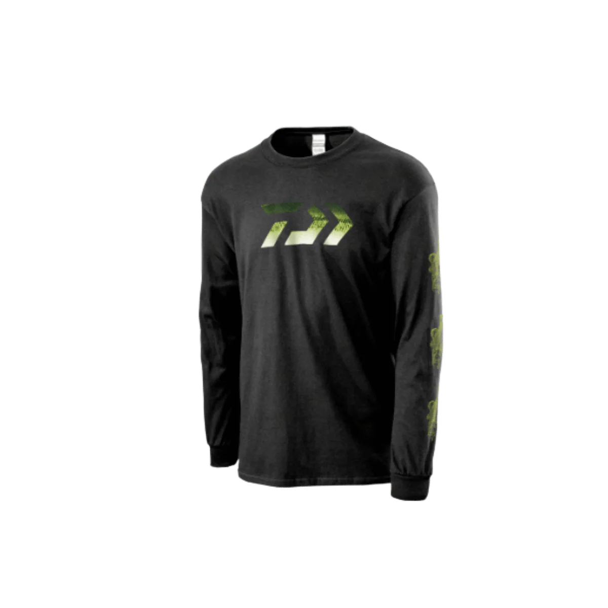 DAIWA BASS SKIN PRINT LS T-SHIRT - BLACK - Image 2