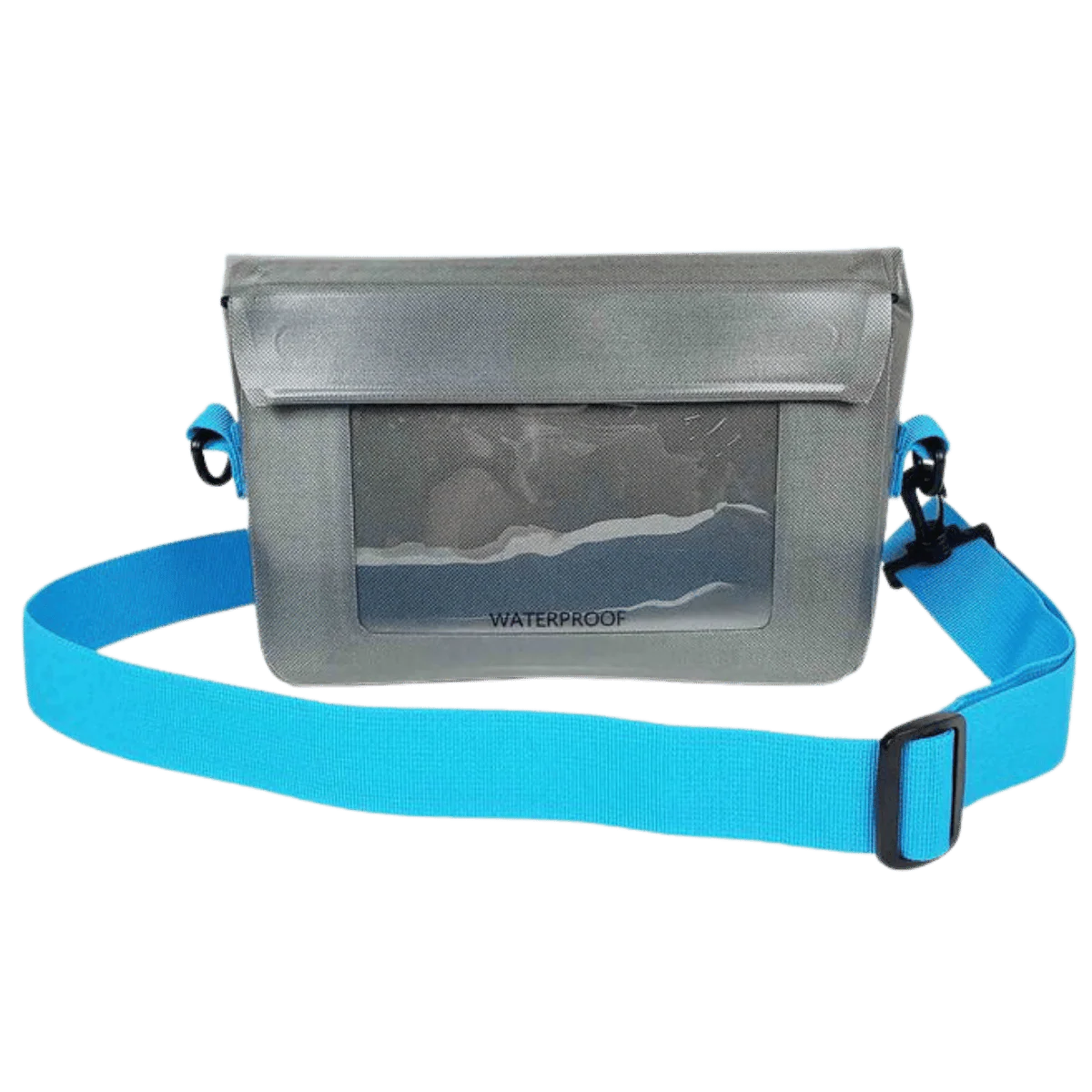 GECKOBRANDS OPTIXTREME WATERPROOF PHONE TOTE - GREY/BLUE