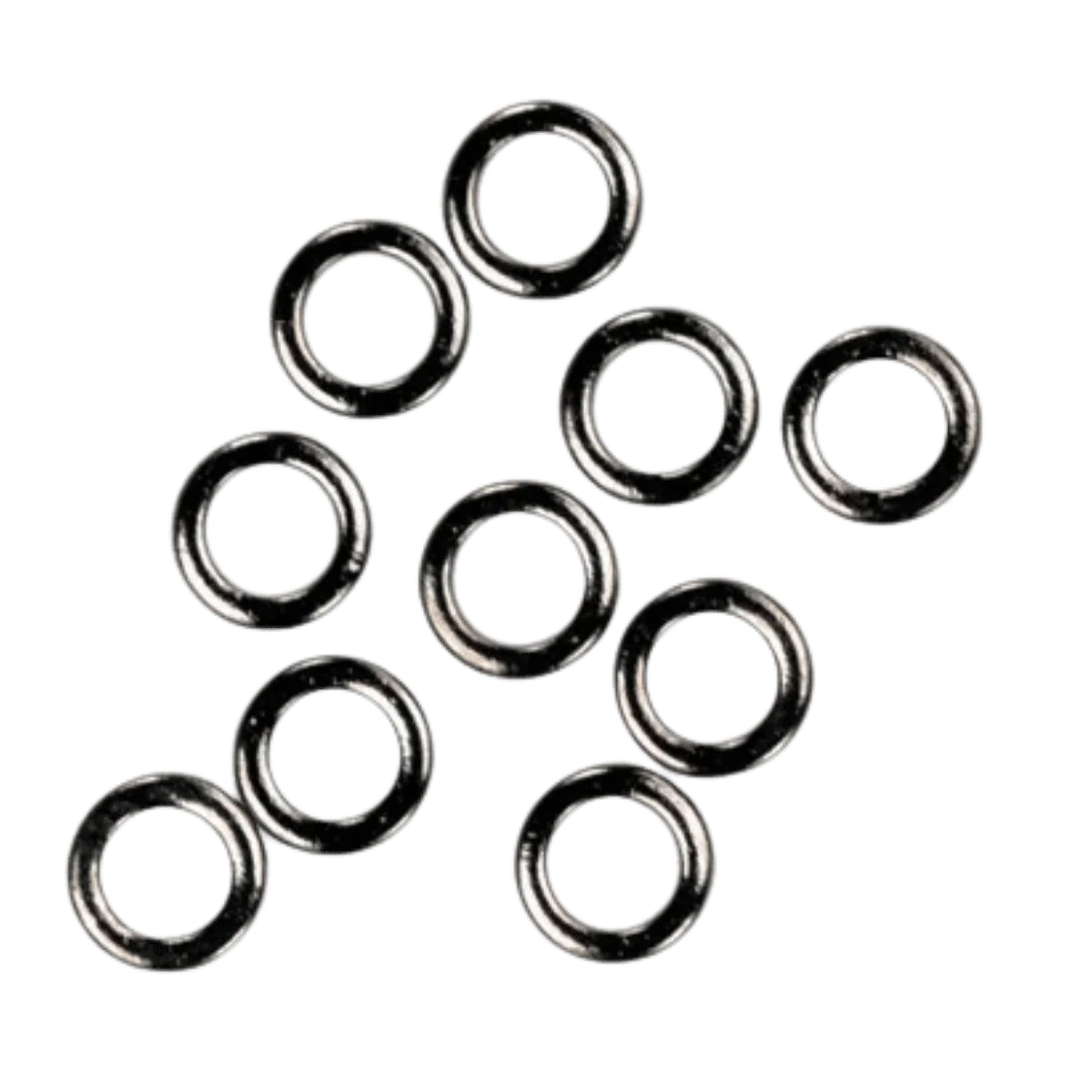 ANGLERS IMAGE TIPPET RINGS ASSORTED - BLACK NICKEL