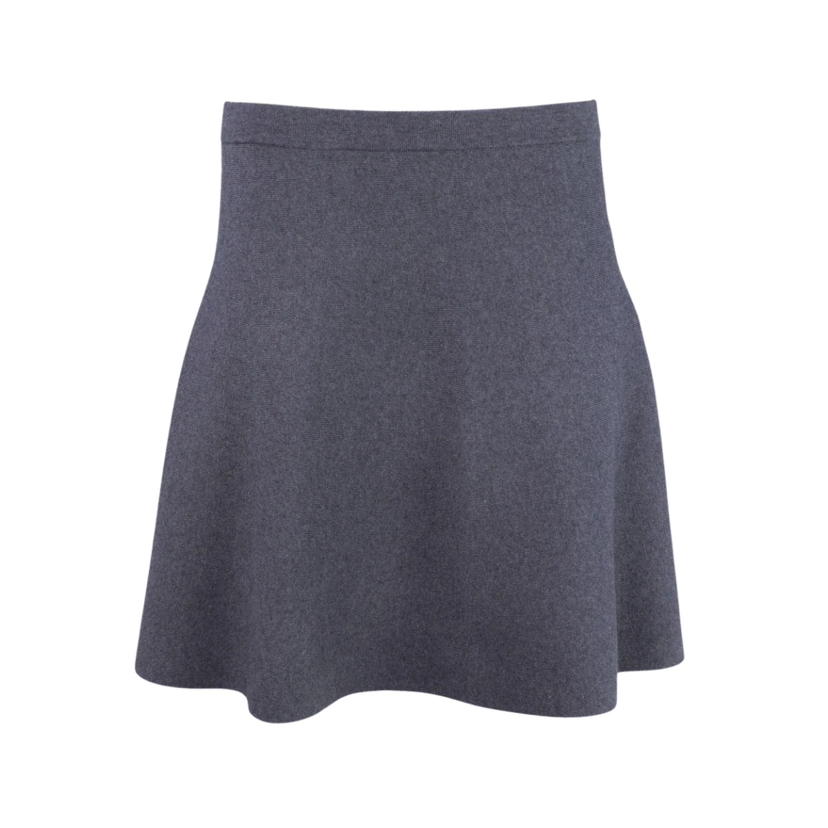 PURNELL GEAR WOMENS STRIPED RIB KNIT CIRCLE SKIRT