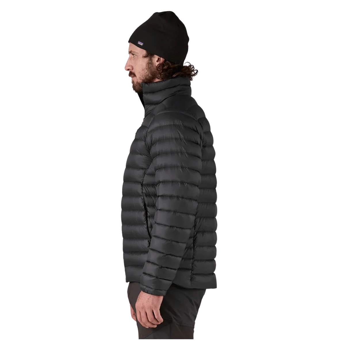 PATAGONIA MEN'S DOWN SWEATER JACKET DWR FINISH - BLACK - Image 3