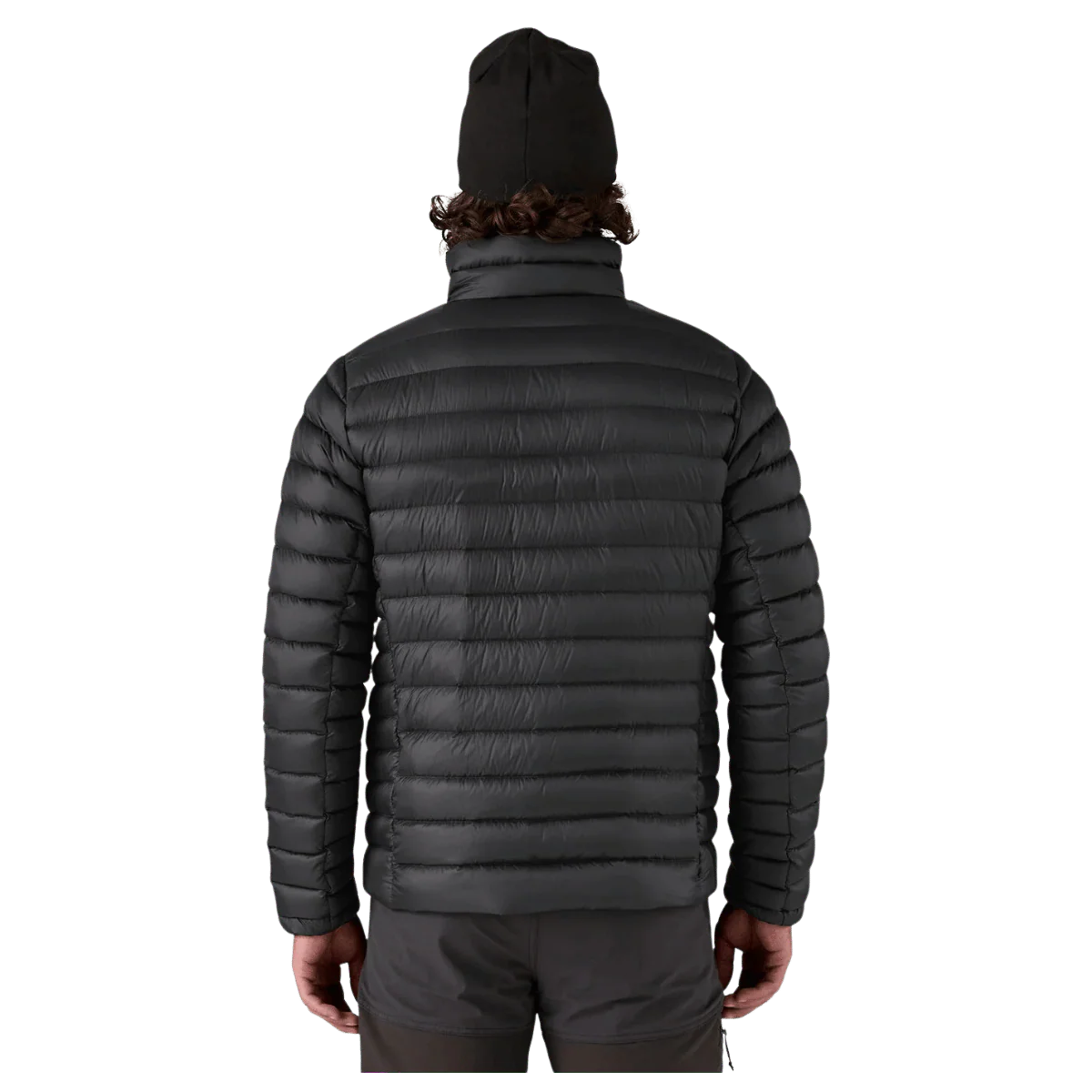 PATAGONIA MEN'S DOWN SWEATER JACKET DWR FINISH - BLACK - Image 4