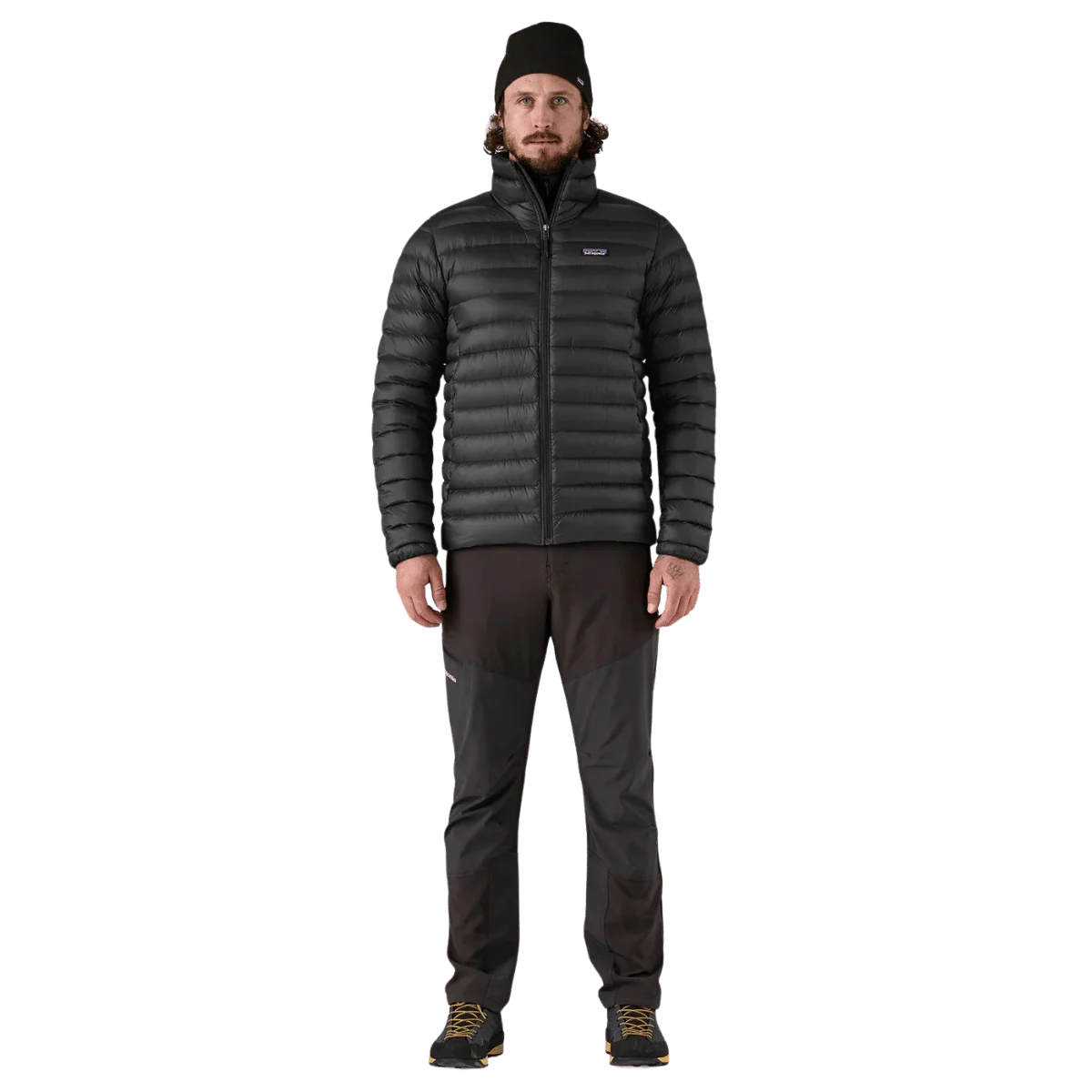 PATAGONIA MEN'S DOWN SWEATER JACKET DWR FINISH - BLACK - Image 5