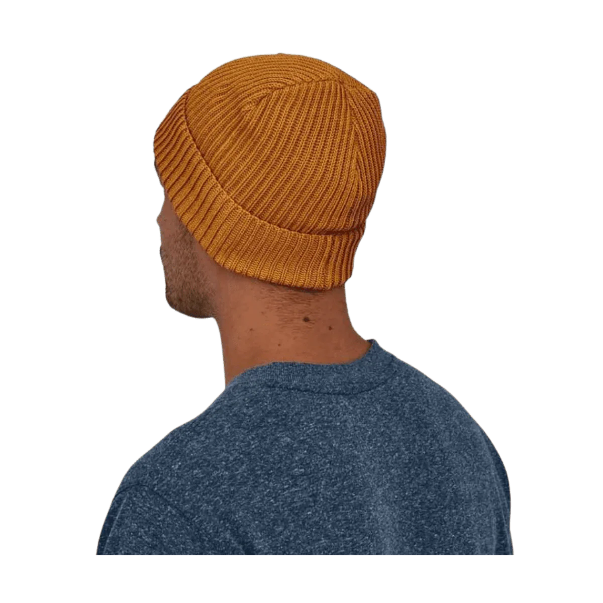 PATAGONIA FISHERMANS ROLLED BEANIE - CABIN GOLD - Image 3