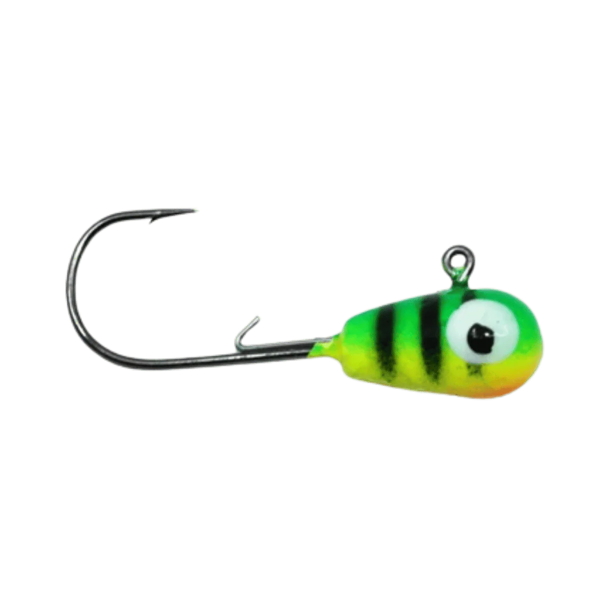B-FISH-N H2O PRECSN JIG 5PK 3/16OZ GLOW GREEN TIGER
