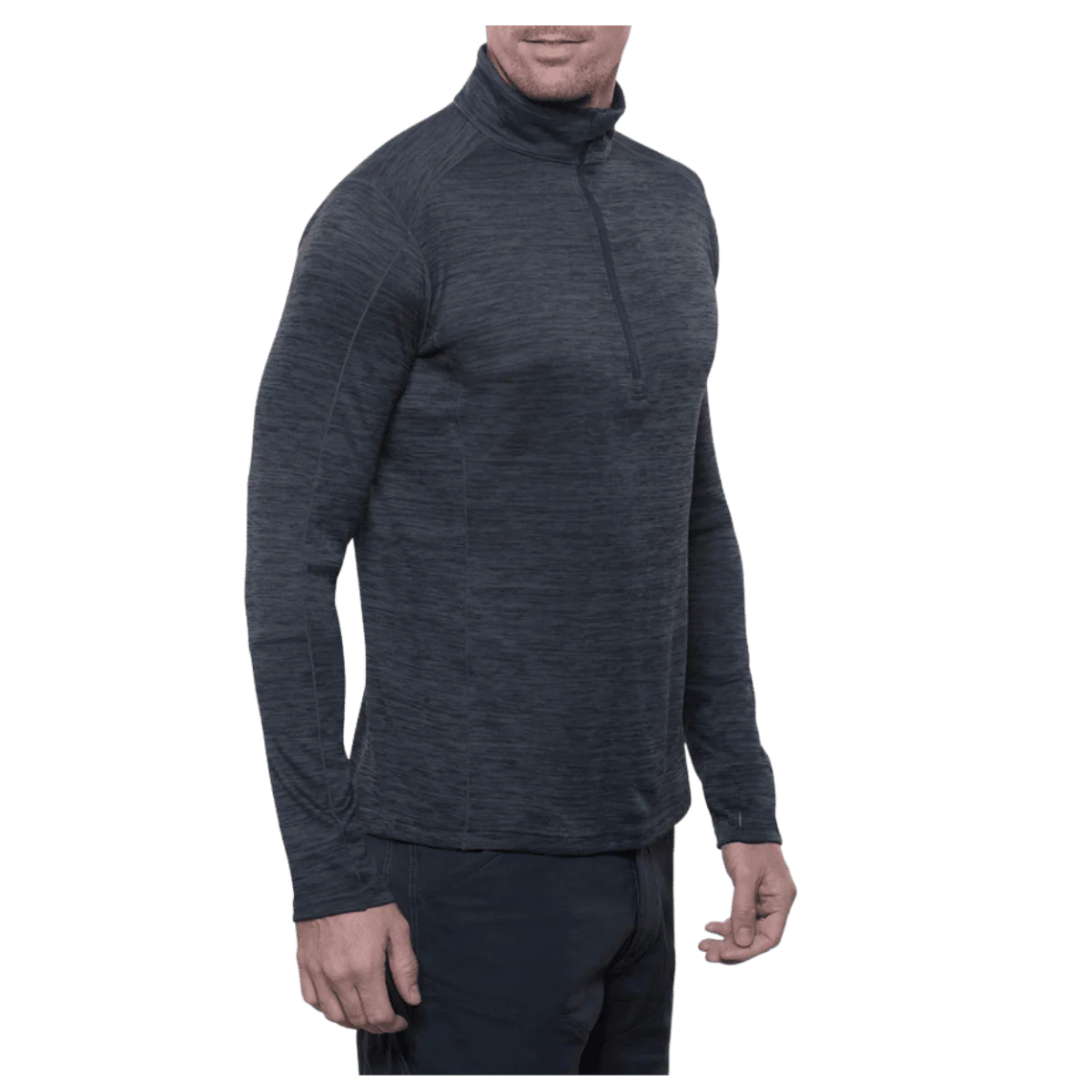 KUHL MEN'S ALLOY 1/4 ZIP LONG SLEEVE - GRAPHITE - Image 2