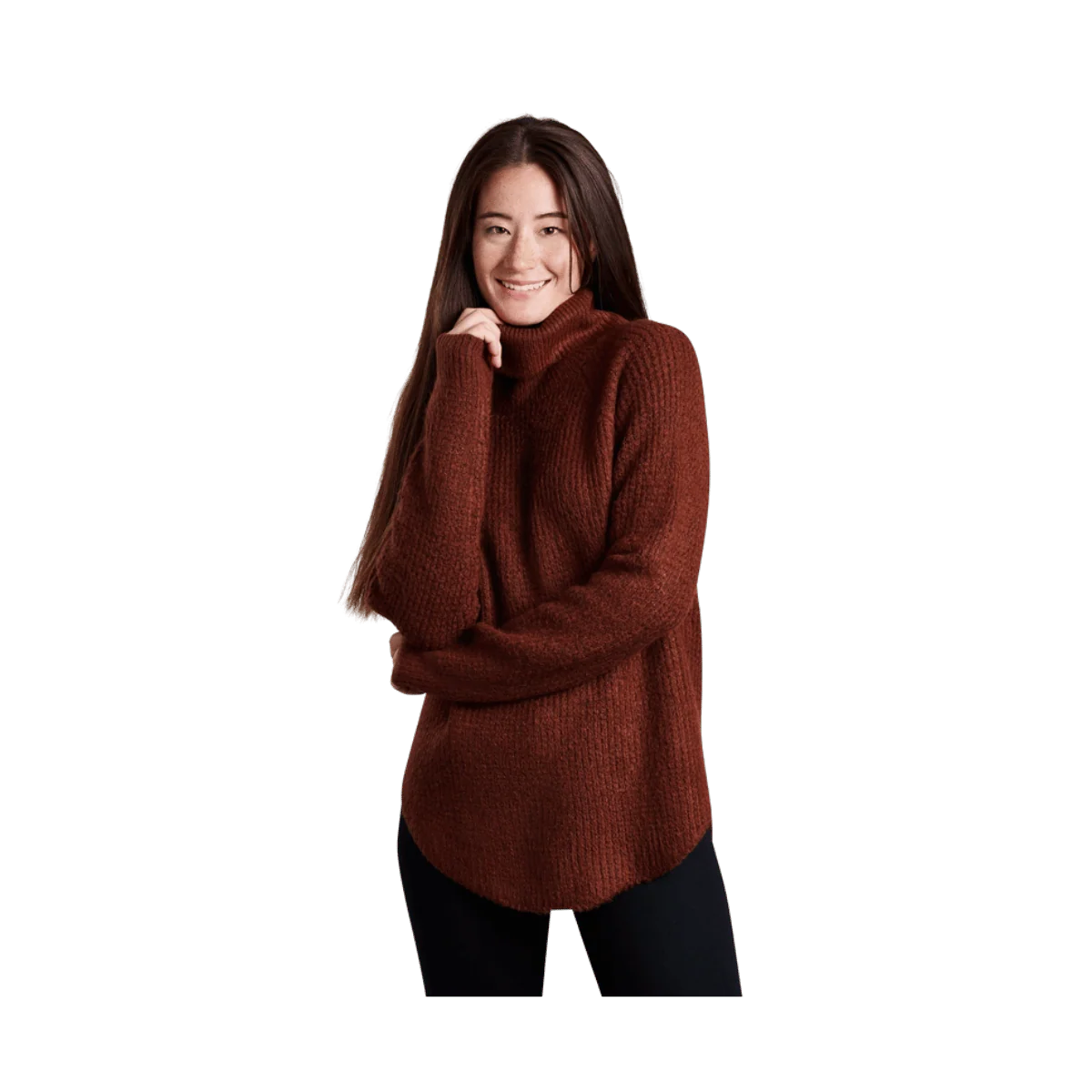 KUHL WOMEN'S SIENNA SWEATER - CINNAMON