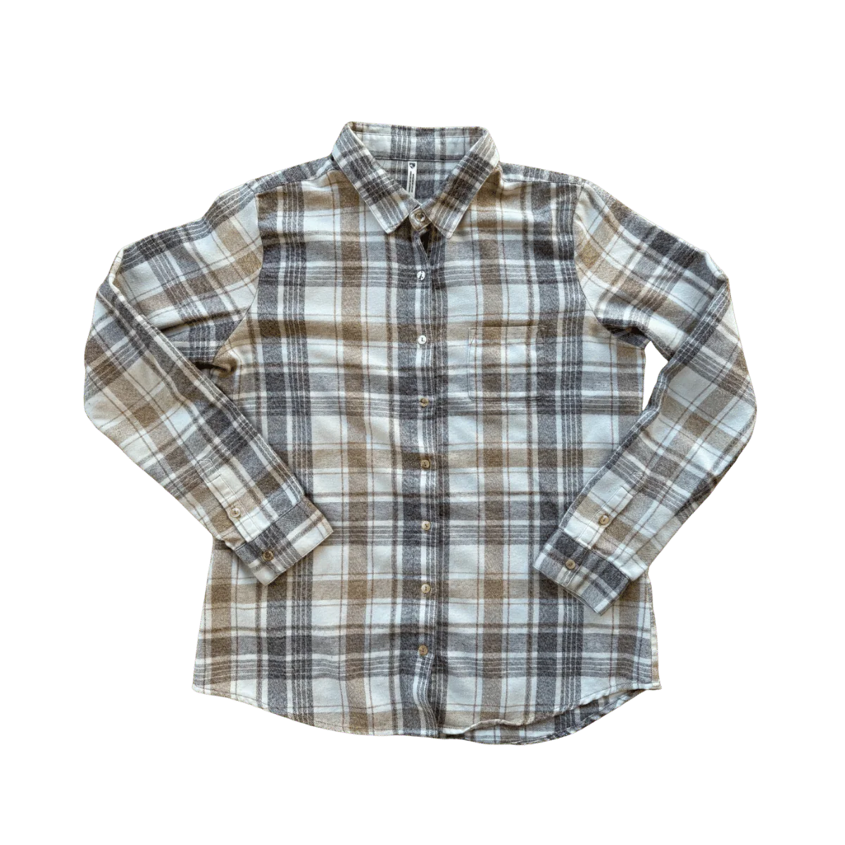 KUHL WOMEN'S KAMILA FLANNEL SHIRT - GANACHE