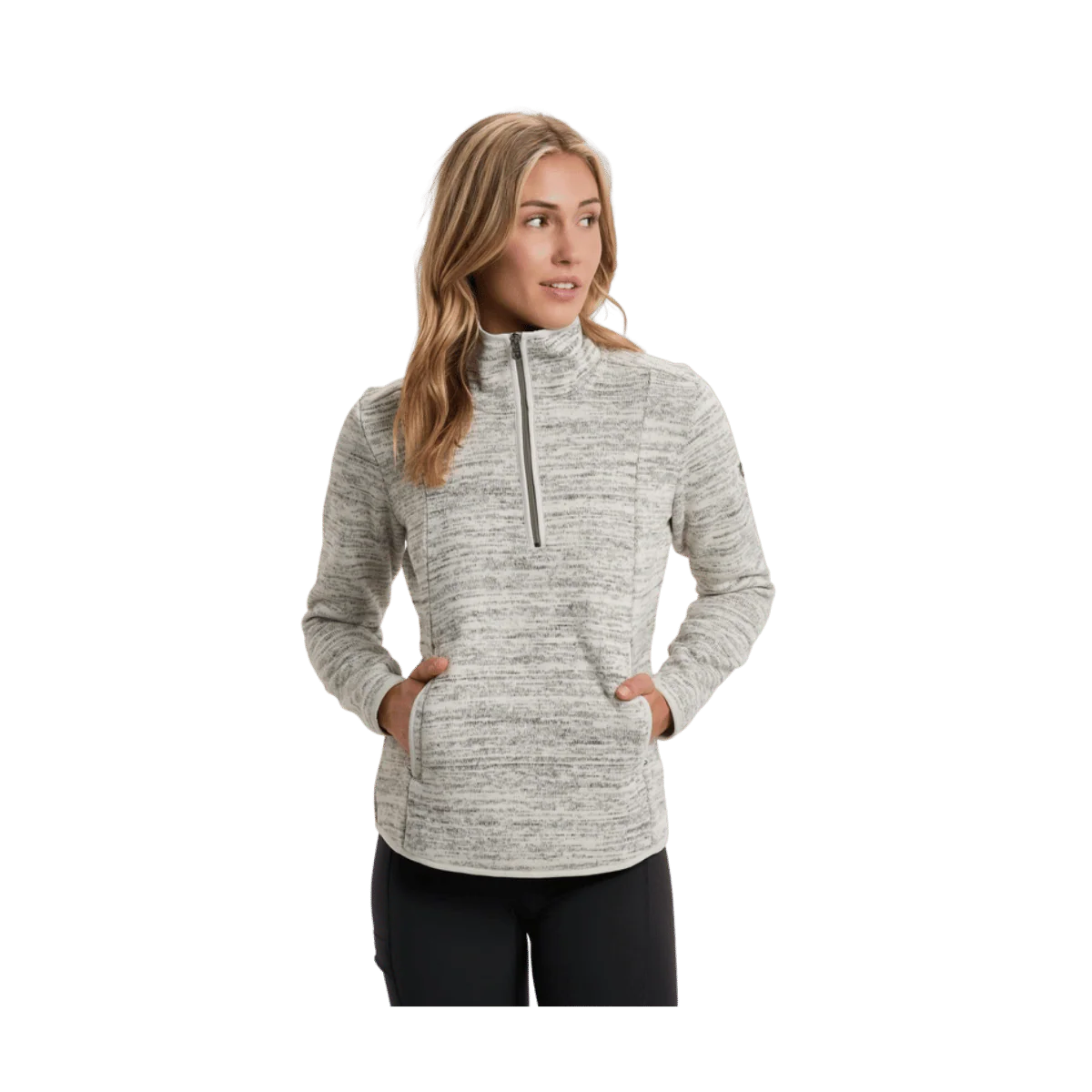 KUHL WOMEN'S ASCENDYR 1/4 ZIP - ASH