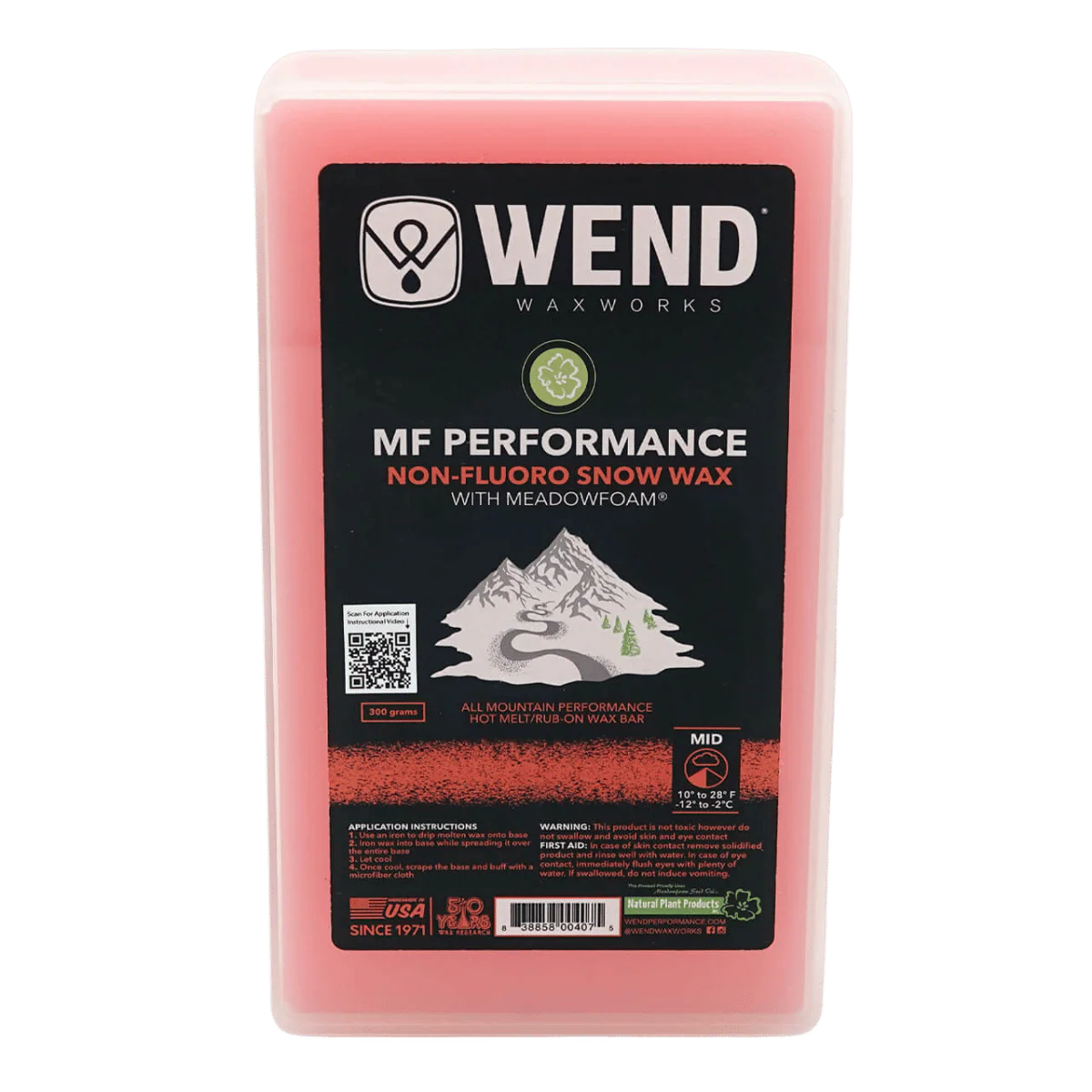WEND MEADOW FOAM PERFORMANCE SNOW WAX 300 GRAM - Image 2
