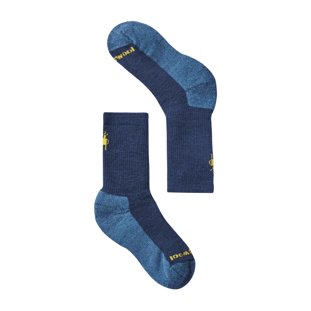 SMARTWOOL KIDS' HIKE FULL CUSHION CREW SOCKS - ALPINE BLUE