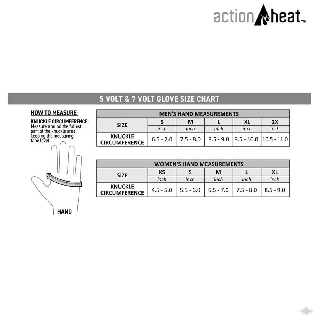 ACTION HEAT WOMEN'S 5V BATTERY HEATED SNOW GLOVE - Image 7