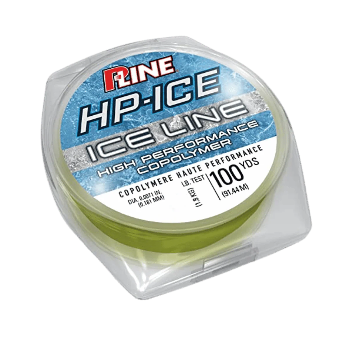 P-LINE HP COPOLYMER ICE LINE 100YD - FLO GREEN