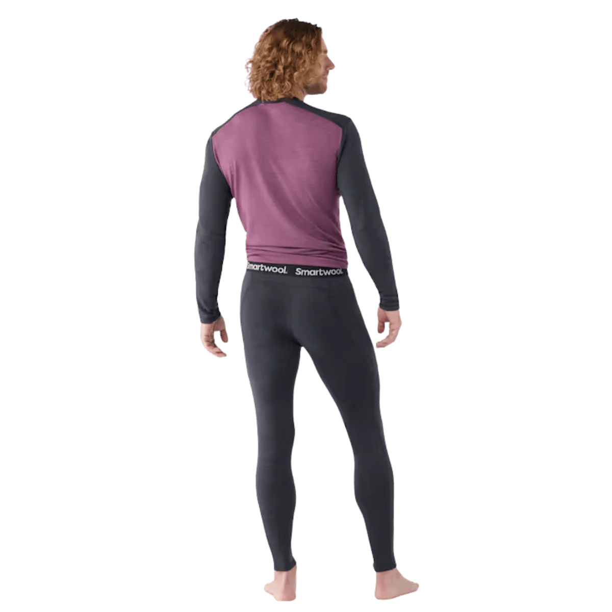 SMARTWOOL MEN'S CLASSIC THERMAL MERINO 250 BASELAYER BOTTOM - CHARCOAL HEATHER - Image 3