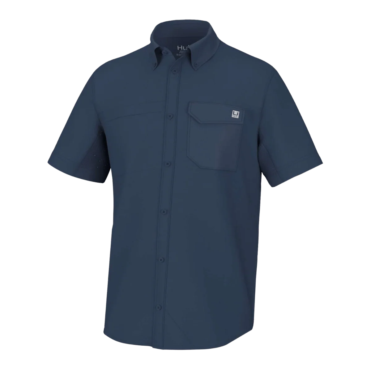 HUK MEN'S TIDE POINT SHORT SLEEVE SHIRT - SARGASSO SEA