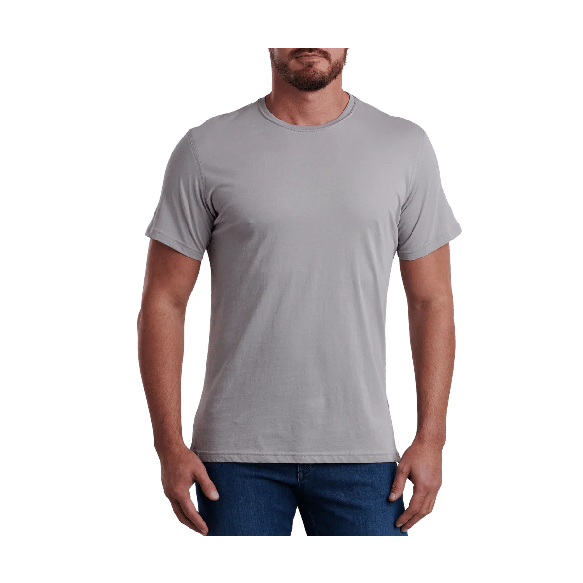 KUHL MEN'S SUPERAIR STANDARD HEM T-SHIRT - CLOUD GRAY