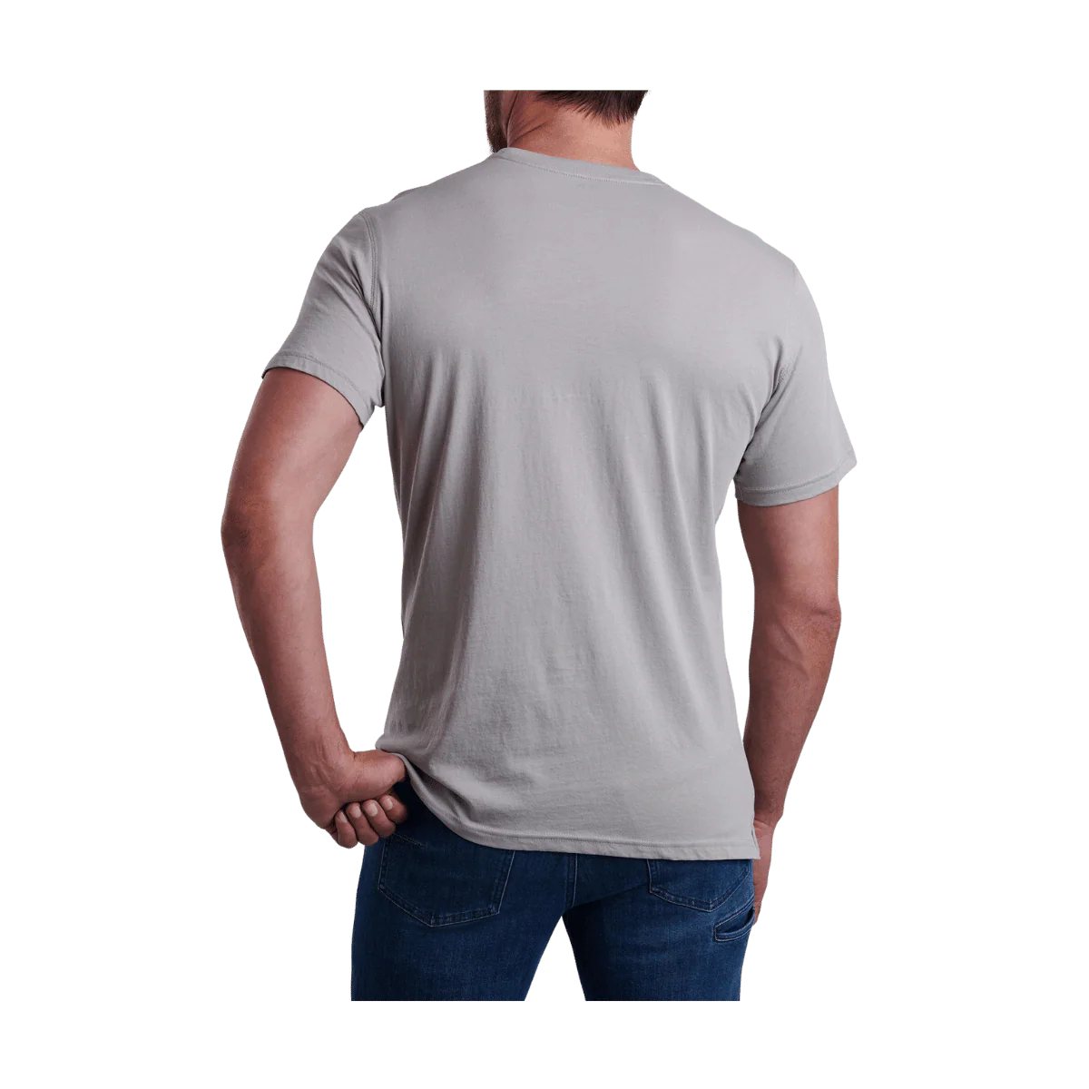 KUHL MEN'S SUPERAIR STANDARD HEM T-SHIRT - CLOUD GRAY - Image 2
