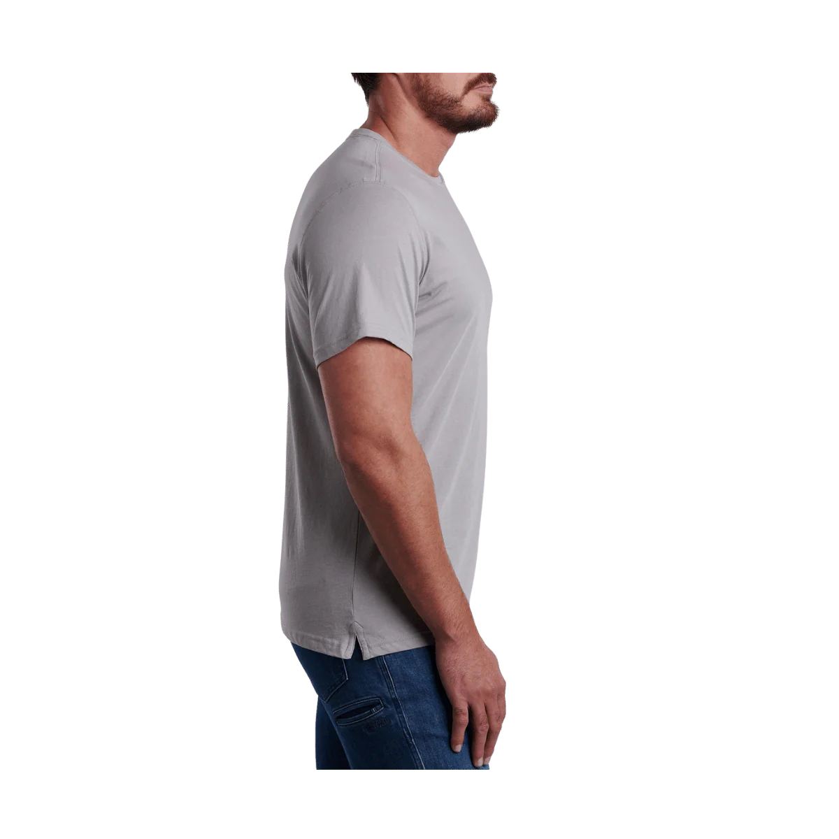 KUHL MEN'S SUPERAIR STANDARD HEM T-SHIRT - CLOUD GRAY - Image 3