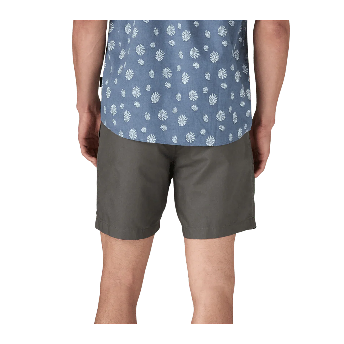 PATAGONIA MEN'S LIGHT WEIGHT ALL-WEAR HEMP SHORTS 8'' - FORGE GREY - Image 3